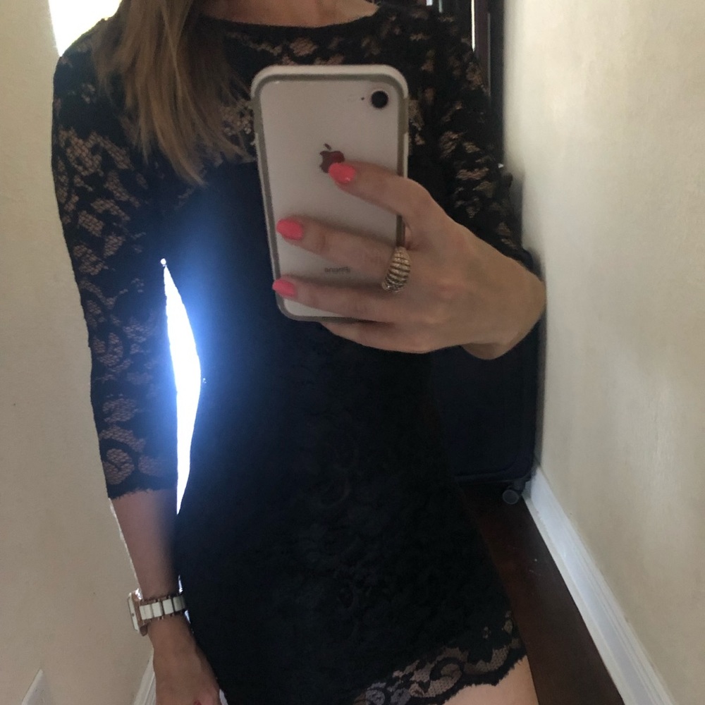 New with tags ASOS Petite black mini dress.